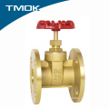 Brass color flange end swing check valve